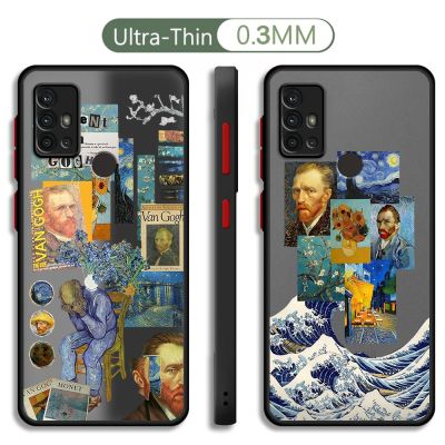 （shine electron）Van Gogh เคสโทรศัพท์สำหรับกลางคืน,S22 Samsung Galaxy น้ำหนัก5ก. S23 S9 S10เป็นพิเศษ S21บวก S10ไลท์ S20 FE กรอบนุ่ม