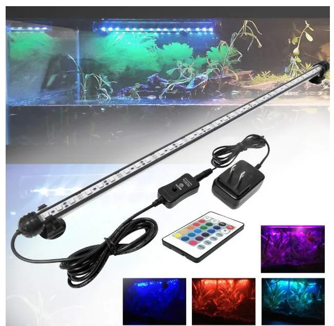 19cm Waterproof Fish Tank Light LEDs Aquarium Light Submersible Glass