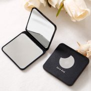 Foldable Makeup Mirror Mini Square Makeup Vanity Mirror Portable Hand