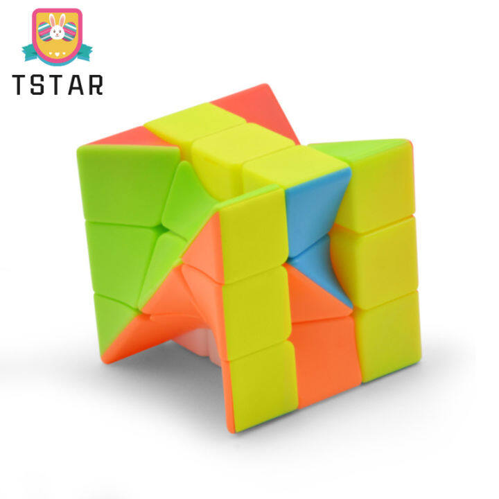 tstarlefang-ลูกบาศก์มายากลบิด3x3สีทึบพิเศษรูบิคมายากลไม่มีสติกเกอร์ลูกบาศก์มายากล-cod