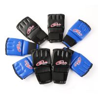 Zhuoao Open Fingers Cheap Adult MMA Muay Thai Gloves Sparring Fighting Punching Mitts Boxing Grappling Bag Punch Gear 2018 DEO