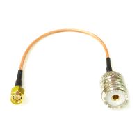 New SMA Male Switch UHF Female Jack SO239 Pigtail Cable RG316 Wholesale Fast Ship 15CM 6 quot; Adapter