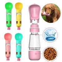 Dog Water Bottle 3 In 1 Dog Accessories Portable Pet Dog Water Bottle Dogs Cats Drinking Feeder Bowl accesorios para perros