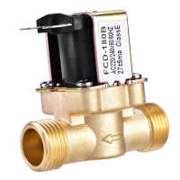 3/4inch 1/2inch Normally Closed Brass Electric Solenoid Magnetic Valve For Water Control Electric Valve Valves