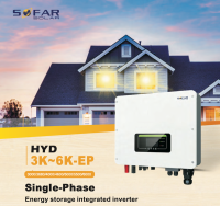 HYBRID On-Off Grid 6000W,48V ,SOFAR SOLAR HYD-6000EP ,ไฮบริด อินเวอร์เตอร์ ออน-ออฟ กริด 6000 วัตต์ ผ่านลิสต์ การไฟฟ้านครหลวง ,PEA/MEA List .ประกันศูนย์ไทย 5 ปี