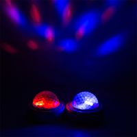 xfcSelf-adhesive DJ Light Party Mini Disco Ball Lights with Remote Control Car Atmosphere Room Decorations Lamp Magic Strobe Light