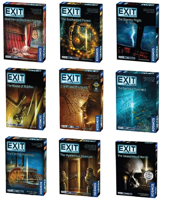 10 Options] Exit the Game Series (Dead Man on Orient Express, Sunken  Treasure, House of Riddles, Enchanted Forest, Catacombs of Horror etc) |  Lazada Singapore