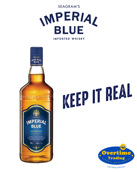 Seagrams Imperial Blue Full Strength Imported Blended Whisky 700ml