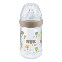 พร้อมส่ง ขวดนม NUK สำหรับเด็กติดเต้า รุ่นใหม่ล่าสุดจากเยอรมัน แถมจุกนมในกล่อง