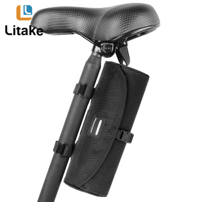 จักรยานมือจับกระเป๋า2l ความจุขนาดใหญ่ความปลอดภัยสะท้อนแสงออกแบบจักรยานด้านหน้าถุงเก็บขี่อุปกรณ์