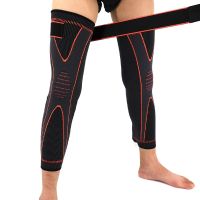 【hot】！ 1 Pcs Compression Knee Support Lengthen Sport Sleeve Protector Elastic Kneepad Brace Volleyball