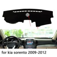 สำหรับ Kia Sorento 2009 2010 2011 2012แผ่นป้องกันแผงหน้าปัด Bantal Alas สติกเกอร์ภายในแต่งรถอุปกรณ์เสริม