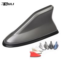 ✁✗ New 1 Pc Universal FM Signal Amplifier Car Radio Aerials Shark Fin Antenna Car Roof Decoration Auto Side Replacement 8 Colors