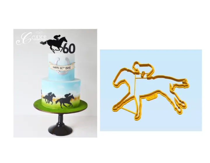 RACING HORSE FONDANT DECORATING CUTTER Lazada PH