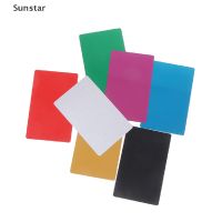 [Sunstar] 10 Pcs Blank Metal Business Card Aluminum Alloy Blanks Card DIY Printing Hot Sell