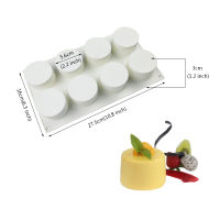 Column Shaped Silicone Mousse Mold Pudding Jelly Chocolate Moulds French Dessert Baking Form Tray Cake Decorating Tool