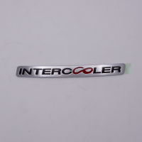 โลโก้เพจ ป้าย โลโก้ INTERCOOLER ป้ายโลโก้ แผ่นป้าย ของแท้ เบิกศูนย์ โตโยต้า สีโครเมี่ยม