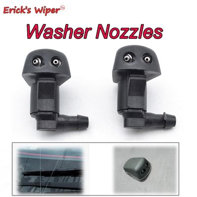 Ericks Wiper 2Pcs Front Windshield Wiper Washer Jet Nozzle For Toyota Yaris XP10 Tacoma MR2 Celica Windshield Wipers Washers