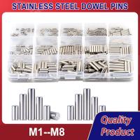 M1 M1.5 M2 M2.5 M3 M4 M5 M6 304 baja tahan karat Kit Pin Dowel silinder menemukan poros tetap batang padat GB119 memperbaiki Pin kunci