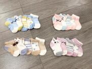 Sét 5 Đôi Tất Lưới Cổ Thấp Kid s Socks cho bé từ sơ sinh