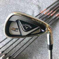 X2กอล์ฟคลับ Callaway สำหรับผู้ชายขายดีเซทเหล็กทั้งชุดเหล็กยาวของแท้