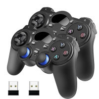 Wireless Gamepad PC สำหรับ PS3 โทรศัพท์ Android TV Box 2.4G จอยสติ๊กไร้สาย Joypad USB PC Game Controller สำหรับ Xiaomi OTG โทรศัพท์สมาร์ท-caicai store