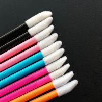 100pcs Disposable Cosmetic Lip Brush Makeup Brushes Lipstick Lip Glossy Wands Pen Cleaner Applicator Eyeshadow Mascara Wand Tool