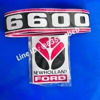 สติ๊กเกอร์ (ดำ-แดง) สติ๊กเกอร์ครบชุด รถไถฟอร์ด Ford รุ่น  F6600