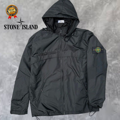 STONE ISLAND เสื้อแจ็กเก็ตยุทธวิธี ลายหินร่มชูชีพ กันน้ํา สําหรับผู้ชาย และผู้หญิง QC7311624