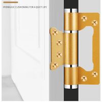 ◆☽ 2 Piece Set Adjustable Door Closer Hinge Aluminum Alloy Automatic Door Spring Closer Soft Close Door Heavy Duty Door Hardware