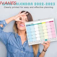 Ivanes ปฏิทินตั้งโต๊ะ ปี 2022-2023 ปี 2022.07-2023.12 สําหรับตกแต่งออฟฟิศ โรงเรียน