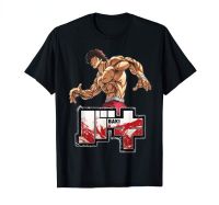 มังงะ T เสื้อ Baki Hanma อะนิเมะ Grappler สำหรับชาย-สีดำ Unisex เสื้อยืด S-3XL ใหม่แขนสั้นฤดูร้อน harajuku