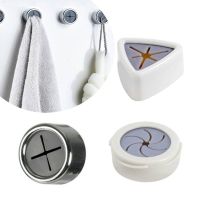 Circular Triangle Towel Storage Rack Adhesive Towel Holder Wash Cloth Clip Free Punch Wall Hanger Storage Kitchen Organizer