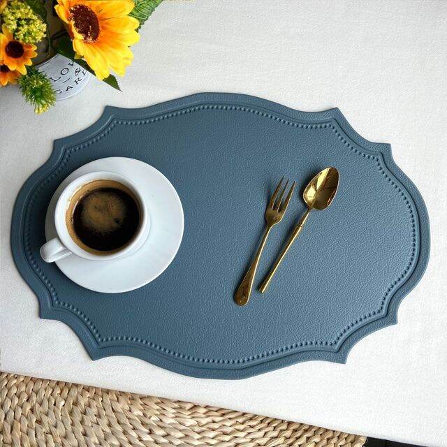 leather-placemat-tableware-pad-irregular-retro-table-mat-heat-insulation-waterproof-and-oil-proof-home-dining-pvc-plate-mat