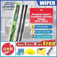 For Peugeot Expert Traveller Citroen Jumpy 2017 2020 2021 2022 Front Wiper Blades Brushes Windshield Windscreen Car Accessories