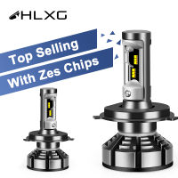 hlxg H1 Led H7 with ZES 4300k 12V Car Headlight Bulbs Kit LED 12000LM Lampada H4 HB3 HB4 LED 9005 9006 Fog Lamp H8 H11