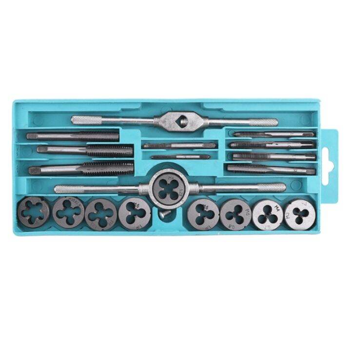 tap-and-die-set-20pcs-tap-wrench-threading-tools-metric-imperial-hand-tapping-tools-for-screw-thread-tap-die-tap