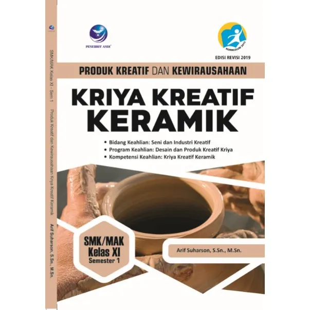 Buku Produk Kreatif Dan Kewirausahaan Kriya Kreatif Keramik Smk Mak Kelas Xi Semester 1 Dan 2