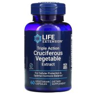 Life Extension, Triple Action Cruciferous Vegetable Extract 60 Vegetarian Capsules