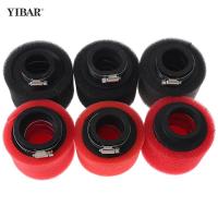 【YY】Black and Red Straight Neck Foam Air Filter 36mm 39mm 40mm 42mm 46mm 50mm Sponge Cleaner Moped Scooter Dirt Pit Bike Motorcycle