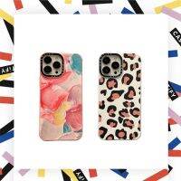 Casetify เคสโทรศัพท์ซิลิโคน TPU พิมพ์ลายกลีบดอกไม้ เสือดาว สีน้ํา สําหรับ For iPhone 7 8 Plus X XS XR 11 12 13 Pro Max