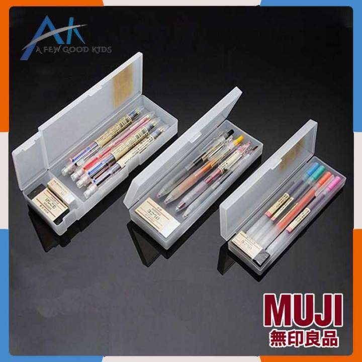 AFGK Original Muji Japan Pencil Case Stationery Translucent