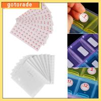 GOTORADE 400/500pcs หัตถกรรม การจำแนกประเภท Sticky ที่เก็บสีเพชร ป้ายบรรจุภัณฑ์ สติ๊กเกอร์ตัวเลข แยกแยะ แท็กเปล่า