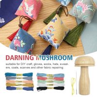 13pcs Darning Mushroom Set Scarf Clothes Repair With Thread Sweater Elastic Rope