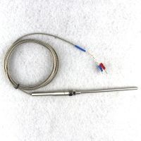 【Taiyong Electric】0 400องศา K Type Thermocouple Probe เซ็นเซอร์100มม. 1.8ม. สายเคเบิลเซ็นเซอร์วัดอุณหภูมิ