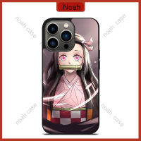 Demon Slayer Nezuko Kamad Phone Case for iPhone 14 Pro Max / iPhone 13 Pro Max / iPhone 12 Pro Max / Samsung Galaxy Note 20 / S23 Ultra Anti-fall Protective Case Cover 1319