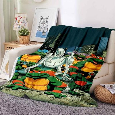 Ninja Turtle Movie Blanket Sofa Office Lunch Cover Blanket Bed Air Conditioning Blanket Soft and Comfortable Customizable  77