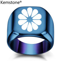 Kemstone Unisex 304สแตนเลสสีดำทองสีดำสีเงินชายแหวนเครื่องประดับสำหรับผู้ชายผู้หญิงขนาด4-13