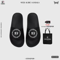 9FEB AX014 circle slide sandals รองเท้าแตะ แถมฟรี TOTE BAG NINEFEB