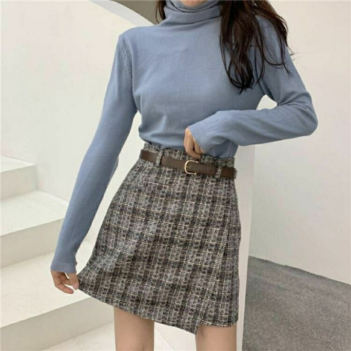 houzhou-wool-plaid-skirt-women-vintage-high-waist-irregular-patchwork-a-line-mini-skirts-with-belt-autumn-korean-fashion-casual